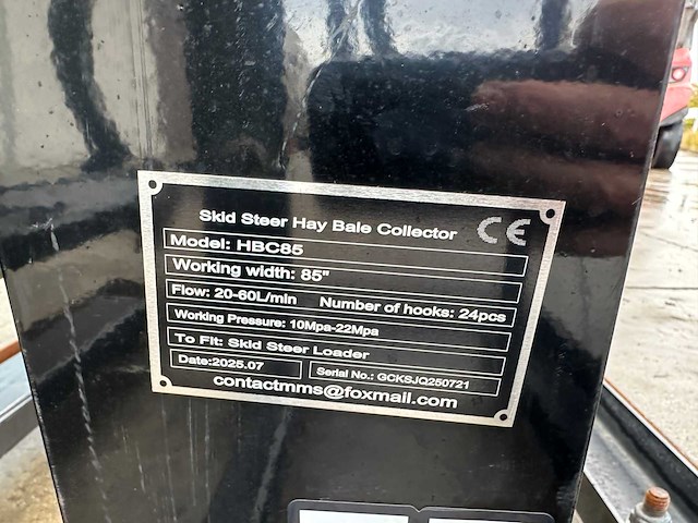 Giyi - 2025 - hbc85 - voorzetapparatuur - balenklem - afbeelding 5 van  13