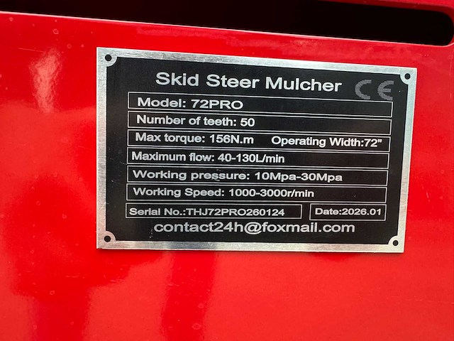 Giyi - 2026 - 72 pro - mulcher - afbeelding 7 van  15