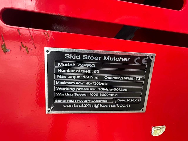 Giyi - 2026 - 72 pro - mulcher - afbeelding 4 van  12