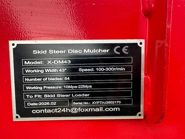Giyi - 2026 - dm43 - mulcher - afbeelding 2 van  9