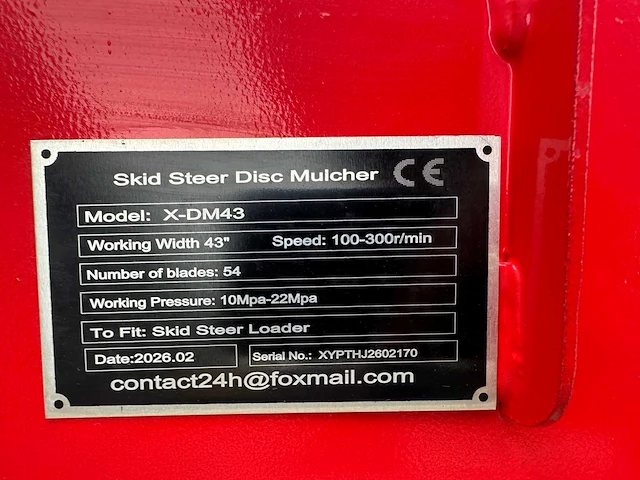 Giyi - 2026 - dm43 - mulcher - afbeelding 2 van  11