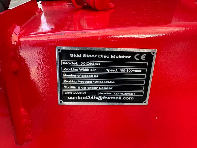 Giyi - 2026 - x-dm43 - mulcher - afbeelding 5 van  13