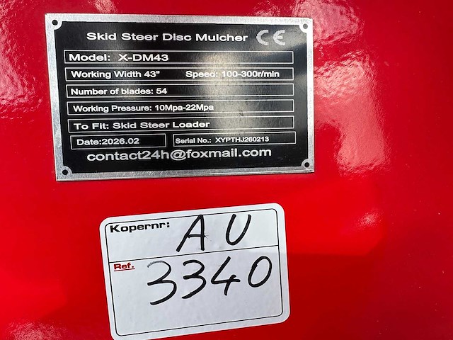 Giyi - 2026 - x-dm43 - mulcher - afbeelding 7 van  15