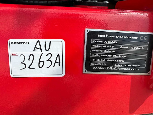Giyi - 2026 - x-dm43 - mulcher - afbeelding 7 van  15