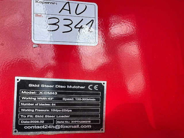 Giyi - 2026 - x-dm43 - mulcher - afbeelding 7 van  15