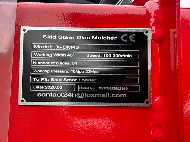 Giyi - 2026 - x-dm43 - mulcher - afbeelding 5 van  13