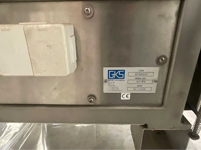 Gks verticale zakmachine cp300hs - afbeelding 8 van  8
