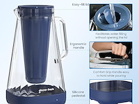 Glacier fresh glazen waterfilterkan - afbeelding 3 van  5