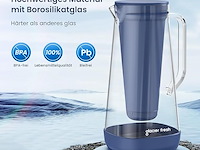 Glacier fresh glazen waterfilterkan - afbeelding 2 van  3