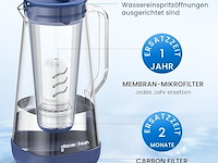 Glacier fresh glazen waterfilterkan - afbeelding 3 van  3