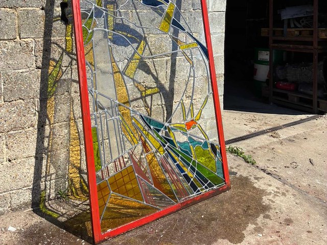 Glas in lood raam - afbeelding 2 van  7