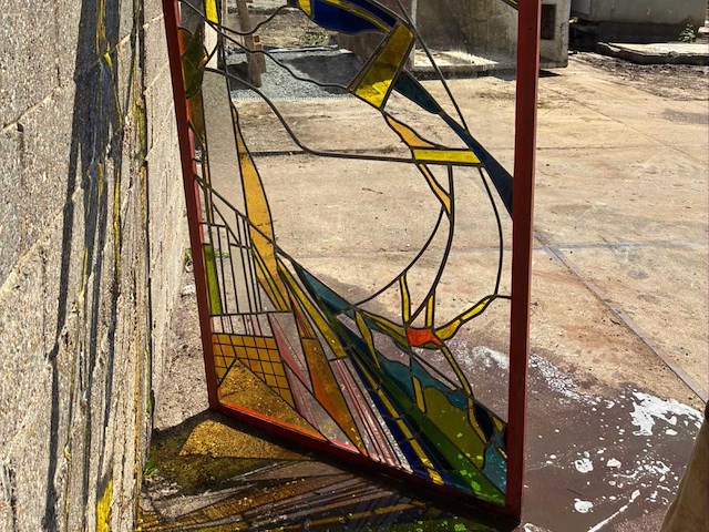 Glas in lood raam - afbeelding 5 van  7