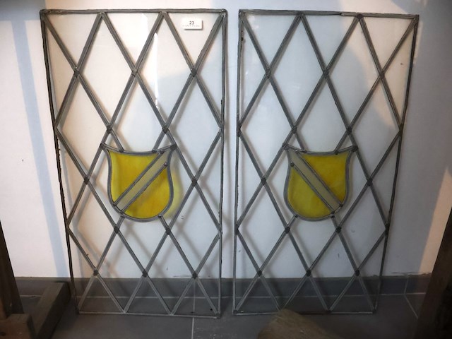 Glas in lood (x2) - afbeelding 1 van  3