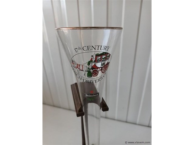 Glas op statief heineken - afbeelding 2 van  3