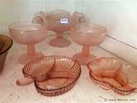 Glas roze 5stuks - afbeelding 1 van  3