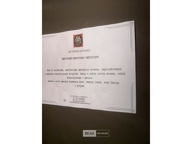 Glasschilderij modern art - afbeelding 2 van  2