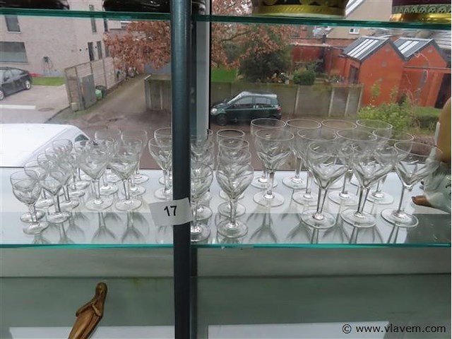 Glasservies kristal 38-delig - afbeelding 1 van  6