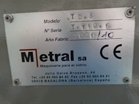 Glassnijmachine bovenfrees metral - afbeelding 3 van  5