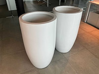 Glasvezel bloempot (2x) - afbeelding 2 van  4
