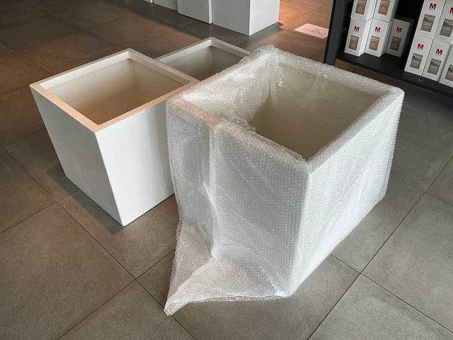 Glasvezel bloempot (3x) - afbeelding 3 van  6