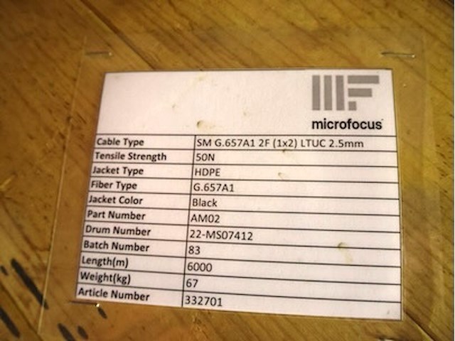 Glasvezelkabel op rol - afbeelding 4 van  8