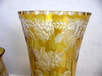 Glaswerk geslepen & gegraveerd (x4) - afbeelding 6 van  8