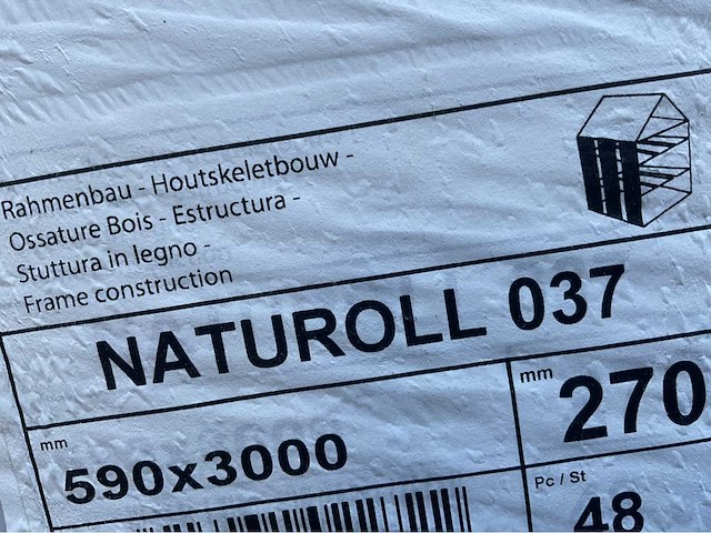 Glaswol 27 cm dik 169,92 m2 ( 2 pal ) - afbeelding 3 van  3