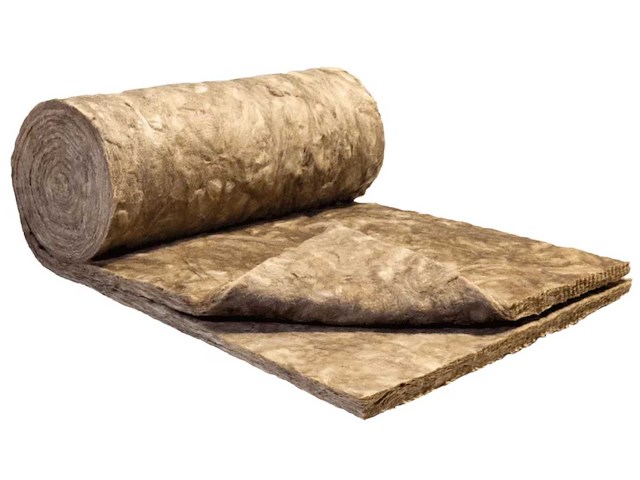 Glaswol 4,5 cm dik 38,4 m2 ( 2 rol ) - afbeelding 1 van  1
