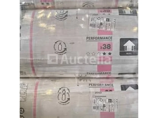 Glaswol 45mm scheidingswand 38 r:1,2 - 1,35m x 0,6m - 20 kraftpanelen: 16,2 m² - afbeelding 2 van  4