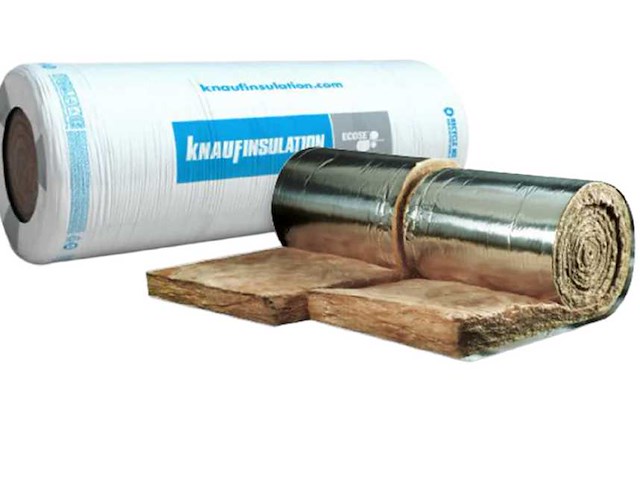 Glaswol 6 cm dik 33,6 m2 ( 2 rol ) - afbeelding 1 van  1