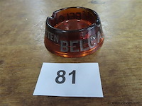 Glazen asbak belga - afbeelding 1 van  3