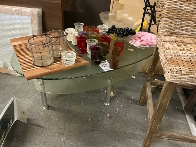 Glazen bijzettafel - afbeelding 2 van  2