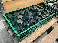 Glazen blauw (24x) - afbeelding 1 van  6