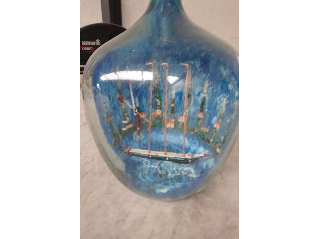Glazen decoratievaas - afbeelding 2 van  2