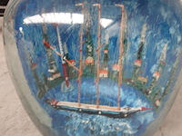 Glazen decoratievaas - afbeelding 2 van  2