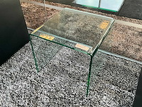 Glazen design bijzettafels (3x) - afbeelding 2 van  7