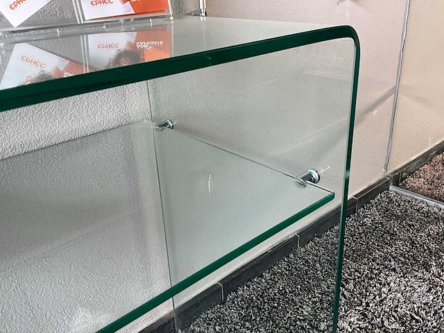 Glazen design bijzettafels (3x) - afbeelding 5 van  7