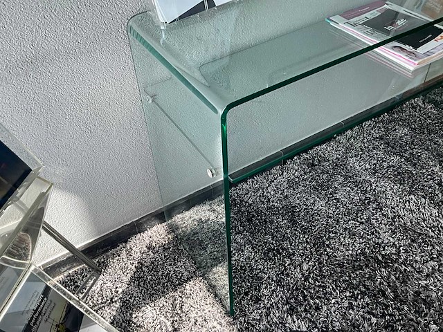 Glazen design bijzettafels (3x) - afbeelding 6 van  7