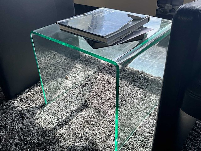Glazen design bijzettafels (3x) - afbeelding 7 van  7