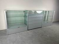 Glazen display kast - vitrinekasten (3x) - afbeelding 4 van  10