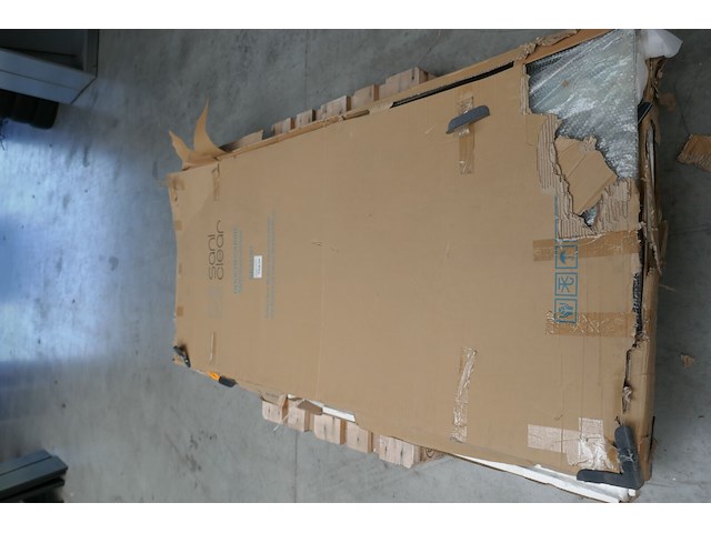 Glazen douchecabine sani clear - afbeelding 1 van  4