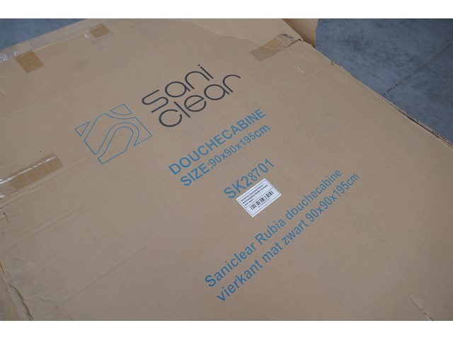 Glazen douchecabine sani clear - afbeelding 2 van  4