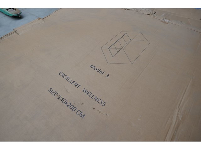 Glazen douchewand 140x200 cm excellent wellness - afbeelding 2 van  6