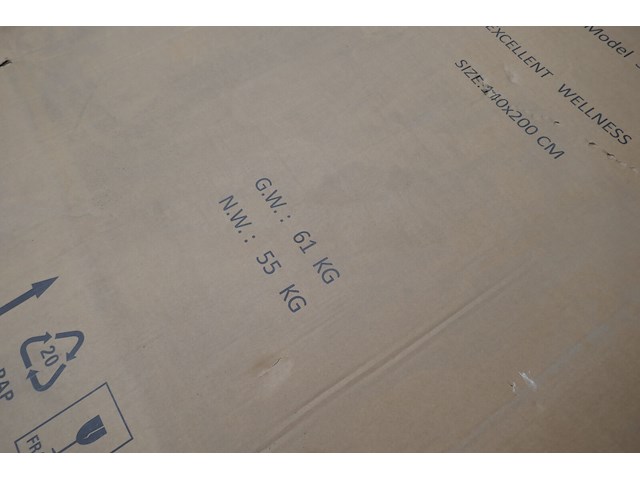 Glazen douchewand 140x200 cm excellent wellness - afbeelding 3 van  6