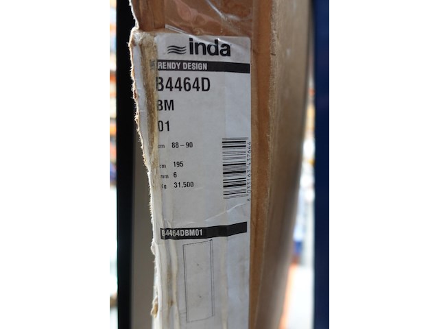 Glazen douchewand inda - afbeelding 3 van  4