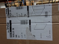 Glazen douchewand inda - afbeelding 2 van  2