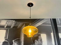 Glazen hanglamp (6x) - afbeelding 1 van  9