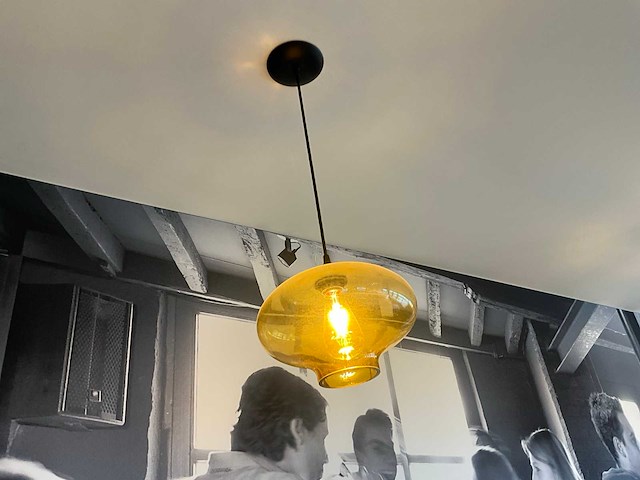 Glazen hanglamp (6x) - afbeelding 2 van  9