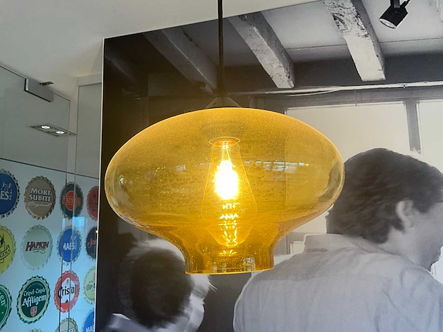 Glazen hanglamp (6x) - afbeelding 6 van  9