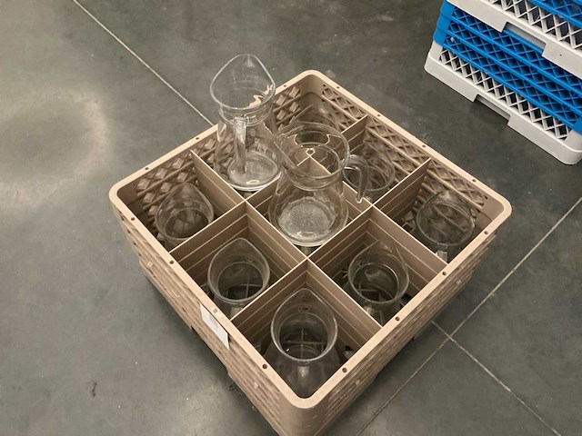 Glazen karaf (11x) - afbeelding 1 van  2